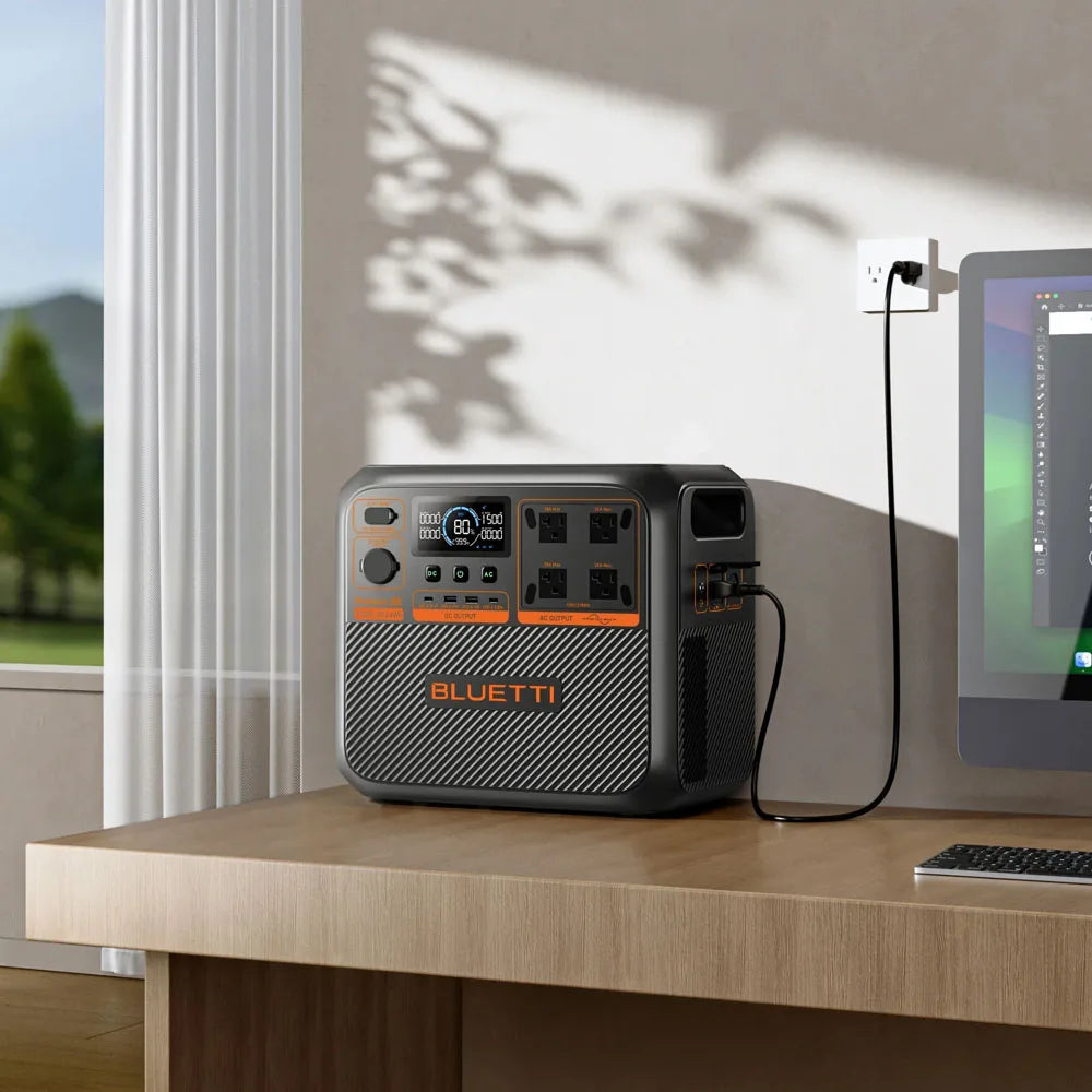 BLUETTI Premium 200 V2 2700W 2073.6Wh Portable Power Station High Capacity Solar Generator Outdoor Emergency Backup Power Supply