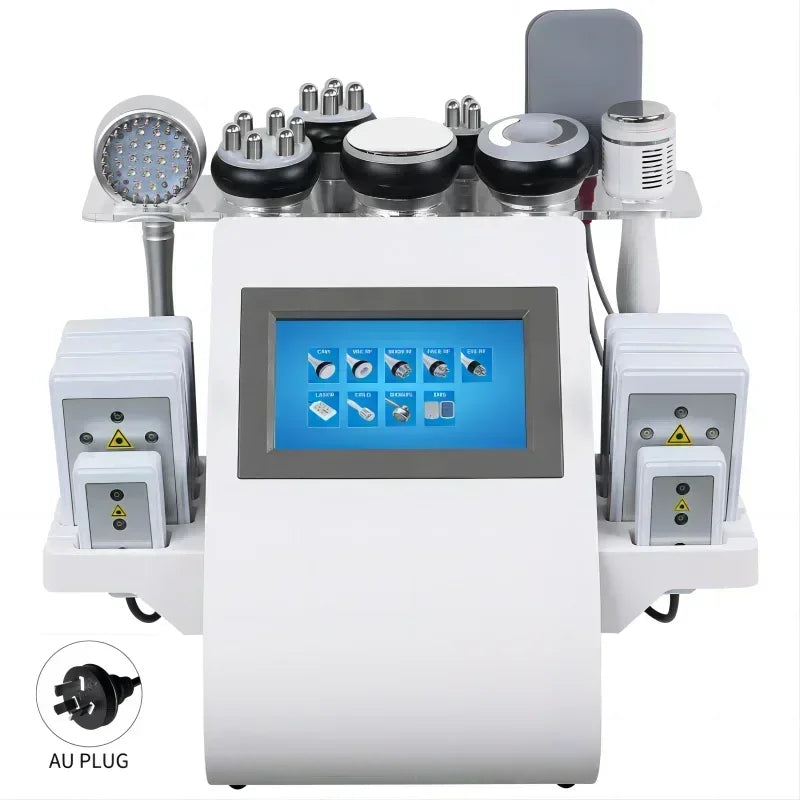 9 in 1 Tool 40K Cavitation Ultrasonic Body Slimming Machine Multi-Polar Frequency Rejuvenation Skin Lift Tighten