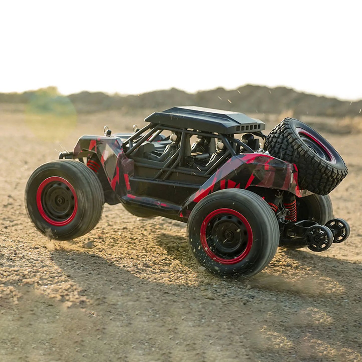 US Sale SCY 16106 1/16 Remote Control Off-Road Car AWD RC Electric Desert Truck Light Charging Protection RC390 Motor 30A ESC