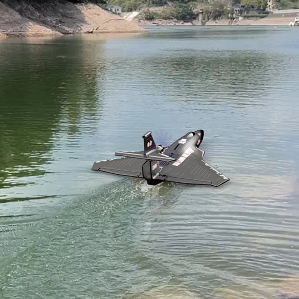 XIAXIU Raptor H650 Sea Land Air 490mm Wingspan 2.4GHz 6CH Smart Balance EPP RC Airplane Warbird Fighter Seaplane RTF For Beginne