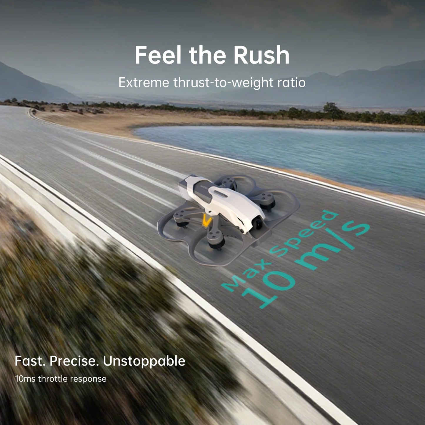 CADDX Protos FPV Drone RTF Kit 2.4G ELRS Receiver 5.8G  1080P FPV Goggles HD Ascent Lite VTX Ultra Low Latency Transmission