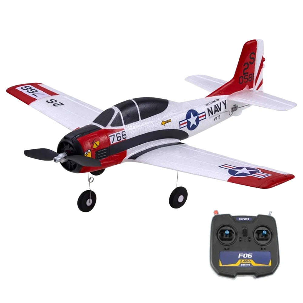 FMS T-28 410mm Wingspan 2.4GHz 4CH Built-in Gyro EPP RC Airplane Fixed Wing RTF