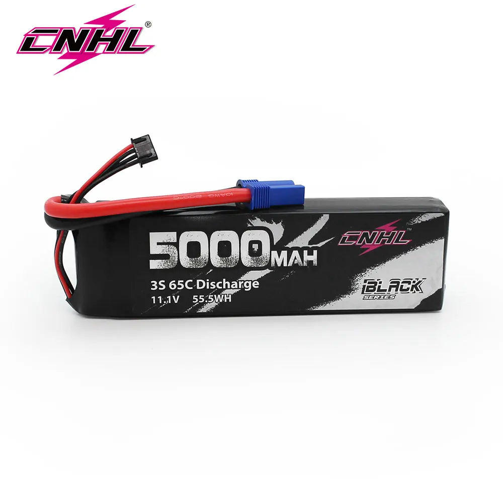 CNHL Lipo Battery 3S 4S 6S 11.1V 14.8V 22.2V 5000mAh 65C with EC5 XT90 Plug For RC Car Truck Aircraft Helicopter Airplane Boat