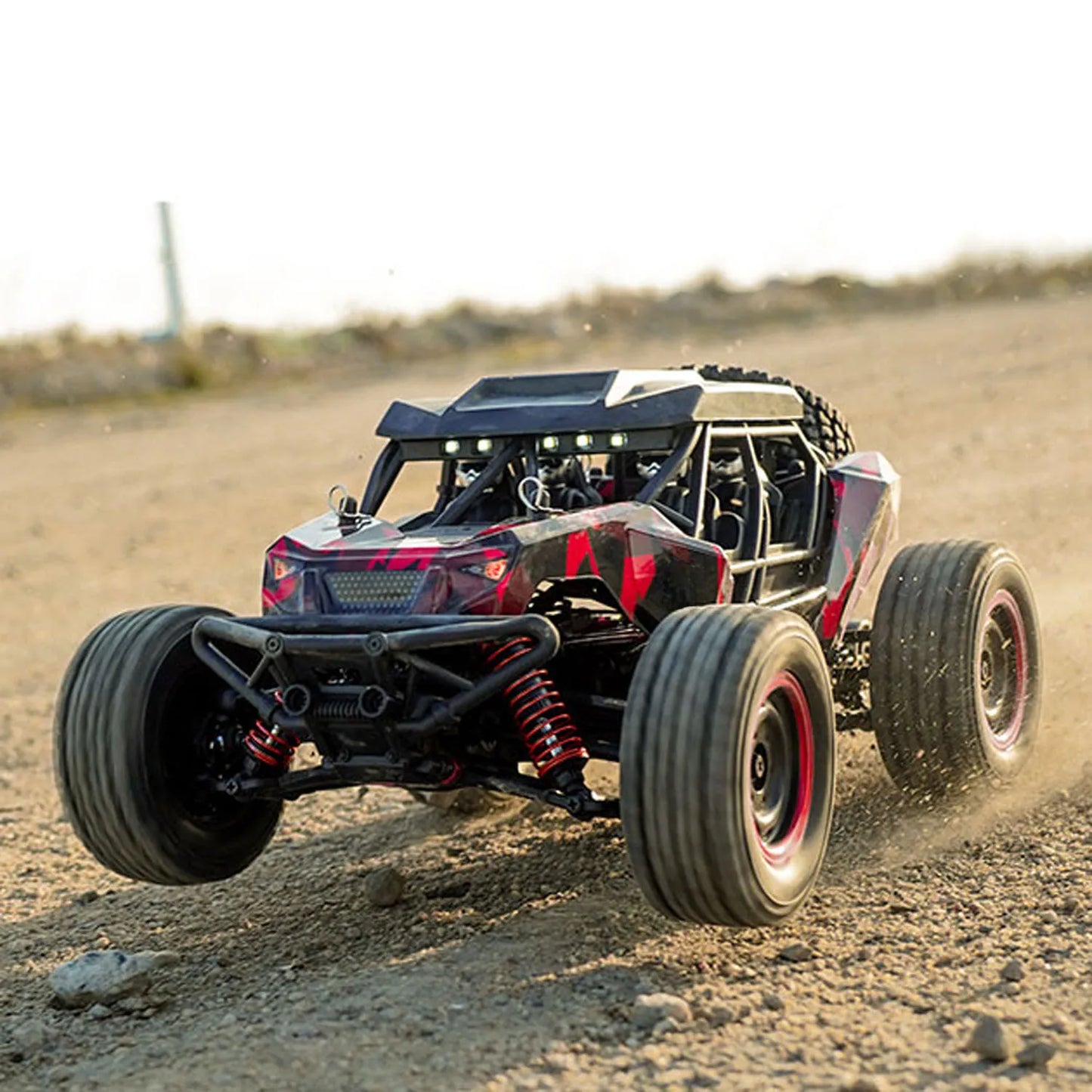 US Sale SCY 16106 1/16 Remote Control Off-Road Car AWD RC Electric Desert Truck Light Charging Protection RC390 Motor 30A ESC