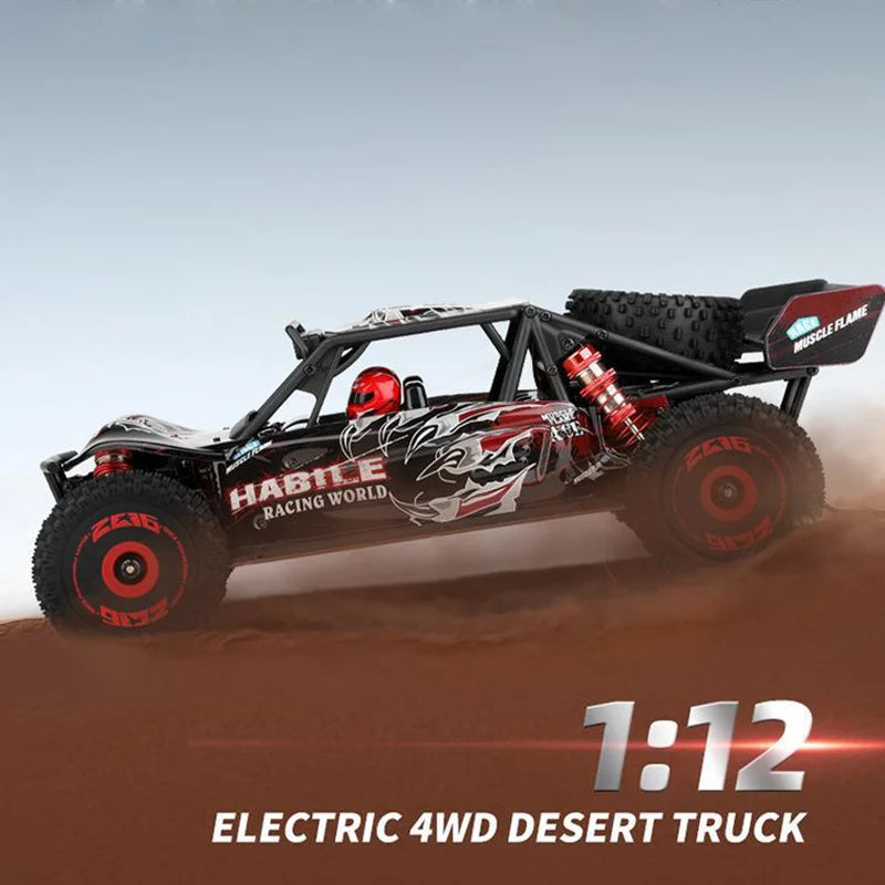 WLtoys 124016(V2) Fast RC Car, 1/12 Brushless RC Car with Independent ESC for Adults, 75km/h, Suitable for Outdoors and Gifts