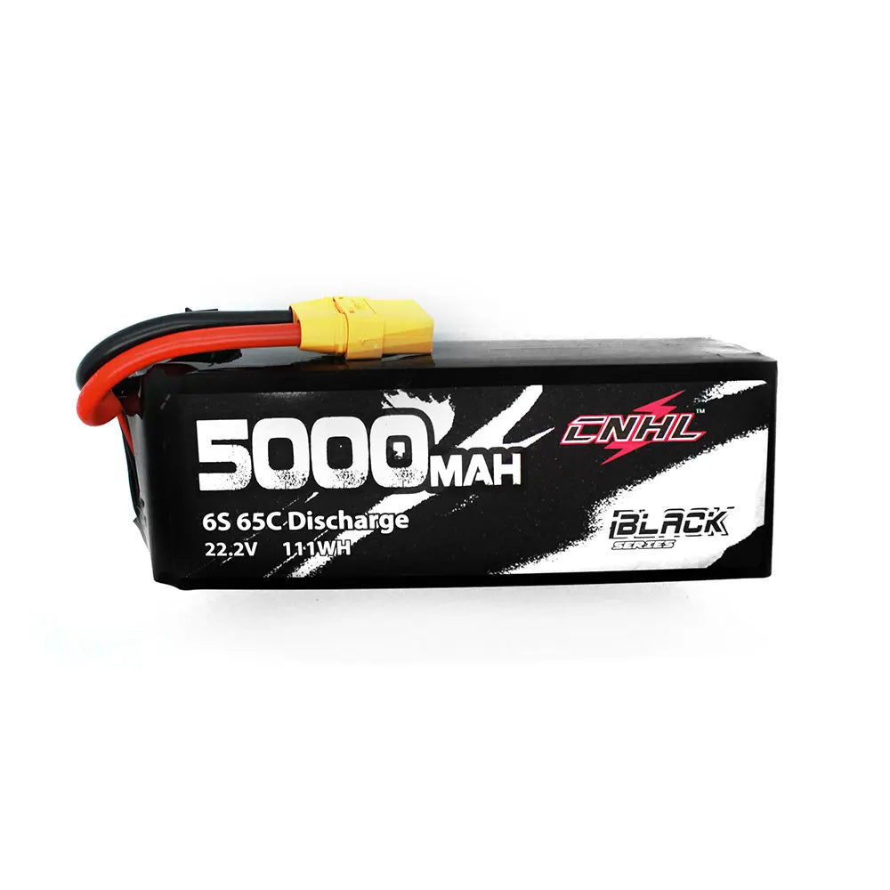 CNHL Lipo Battery 3S 4S 6S 11.1V 14.8V 22.2V 5000mAh 65C with EC5 XT90 Plug For RC Car Truck Aircraft Helicopter Airplane Boat