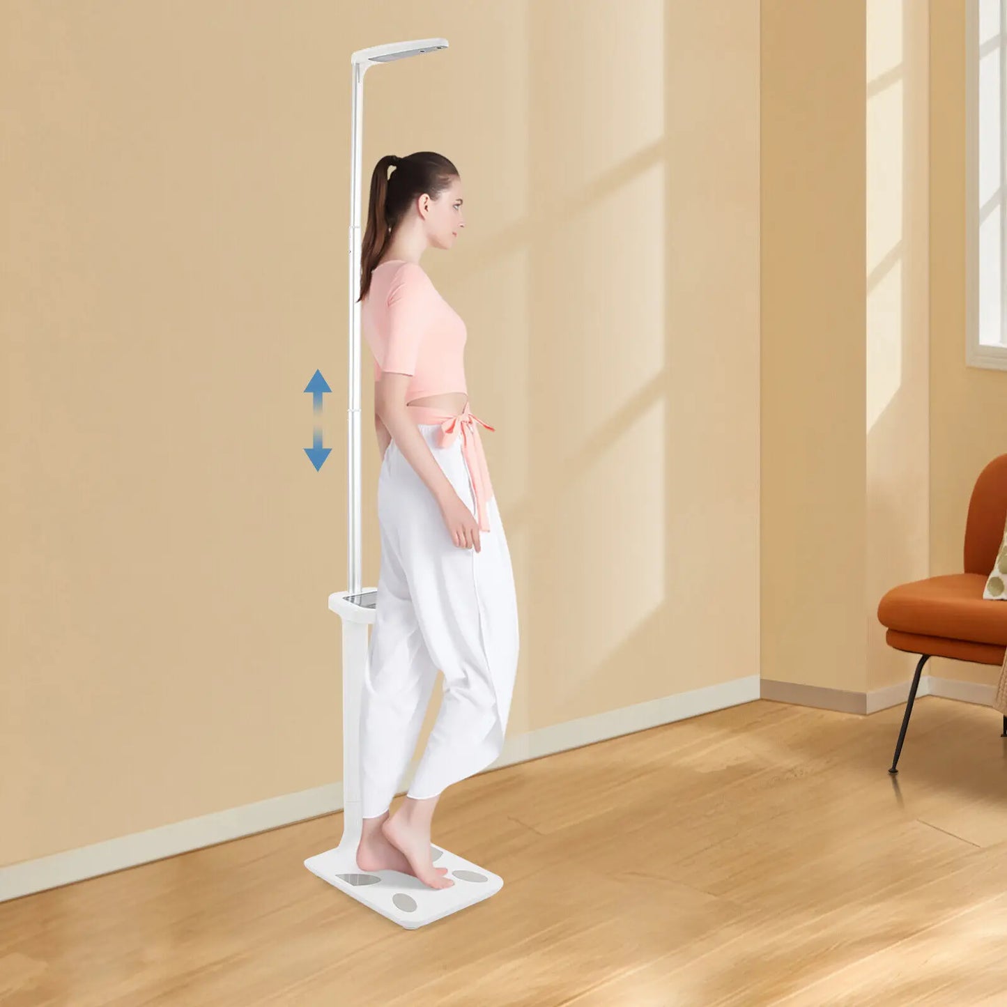 Multifunction Physician Medical Body Weight Scale Electronic Height, and Weight Scale Ultrasonic Height Body Fat Analyzer