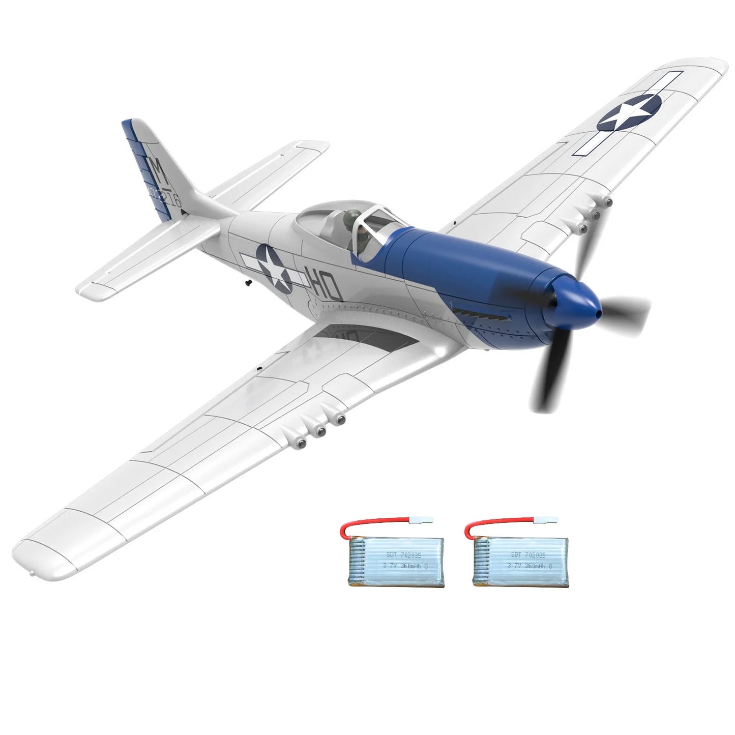 Volantex 76802R-RTF EPP 4CH 500mm Wingspan Aircraft RC Airplane RTF