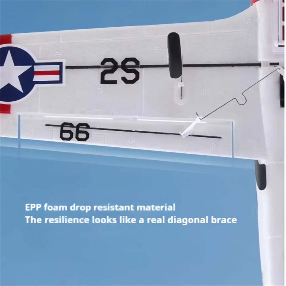 FMS T-28 410mm Wingspan 2.4GHz 4CH Built-in Gyro EPP RC Airplane Fixed Wing RTF