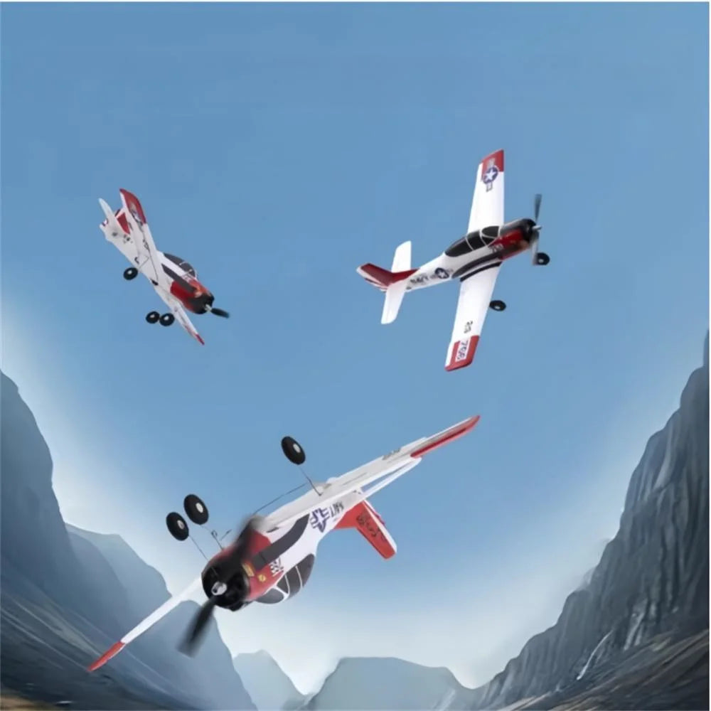 FMS T-28 410mm Wingspan 2.4GHz 4CH Built-in Gyro EPP RC Airplane Fixed Wing RTF