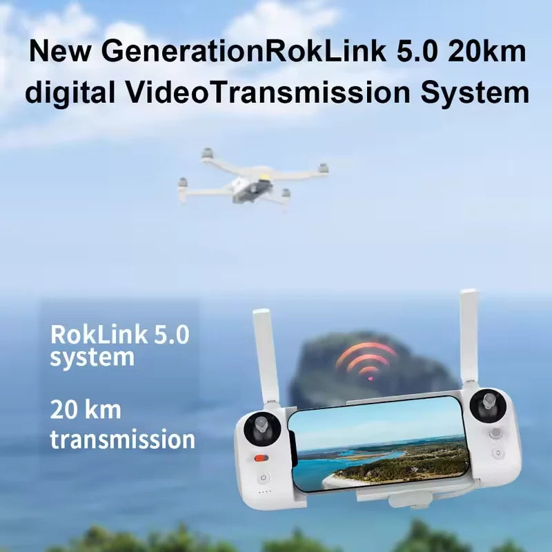 FIMI X8 Tele Max 4K Professional Drone 3-Axis Gimbal with Wide-Angle 30x Hybrid Zoom AI Super Night Mode RC Quadcopter 2025