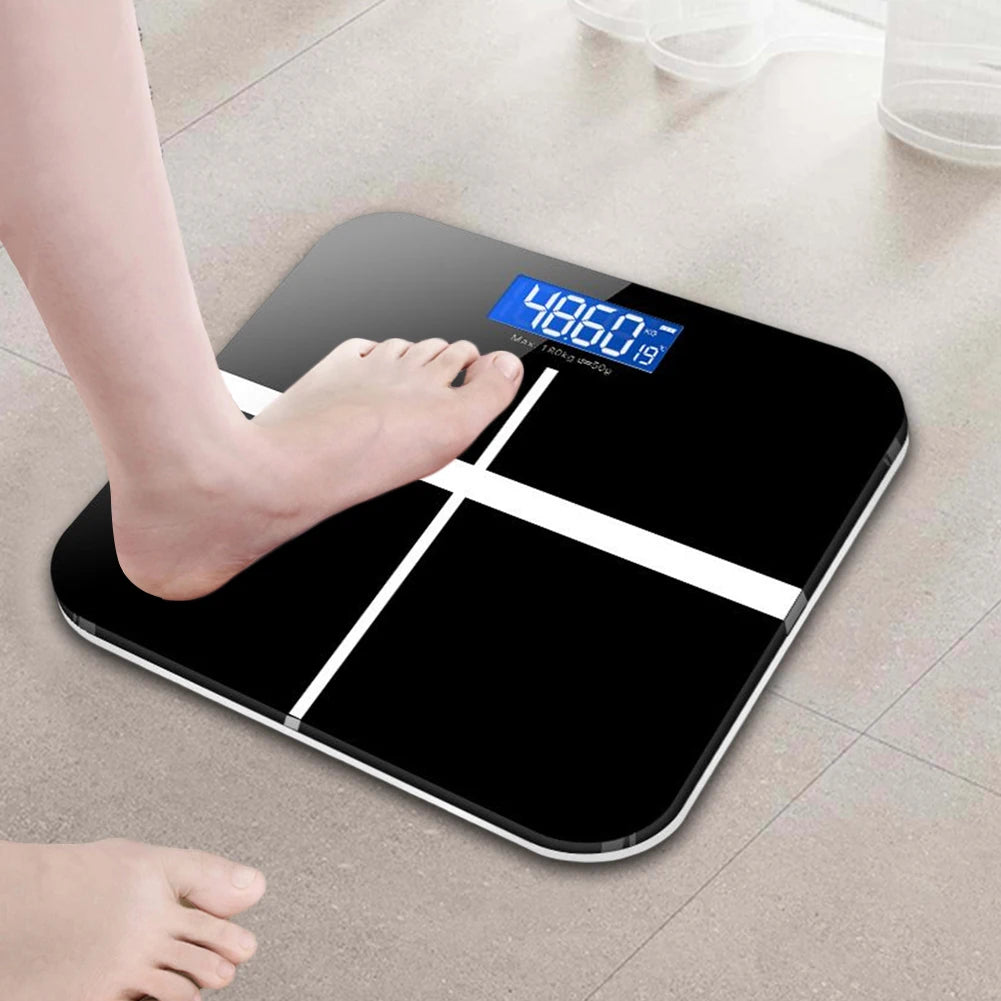 Precision Electronic Weight Scale – Smart LED Display, Rechargeable for Home/Office