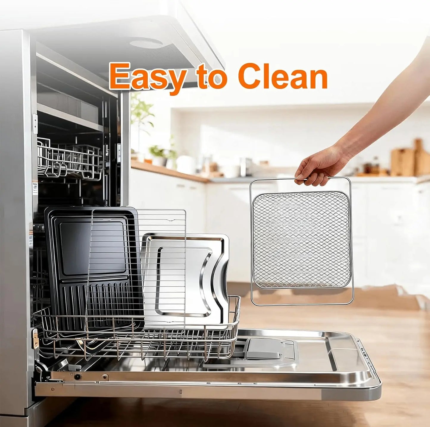 Air Fryer Toaster Oven Combo Dual Door, 29.6QT Oven Countertop 12 Functions in 1